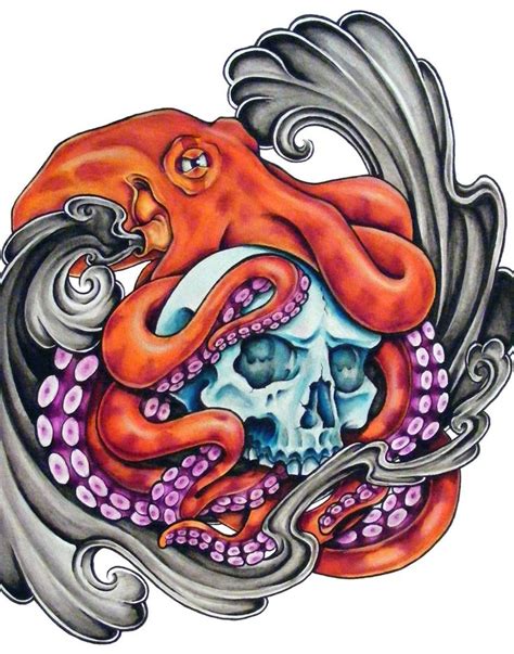 Octopus By Zombilly Octopus Tattoos Octopus Art Octopus Tattoo Design