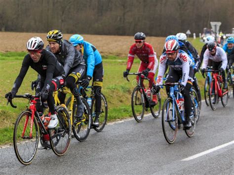 The Peloton Paris Nice 2017 Editorial Stock Image Image Of Stage