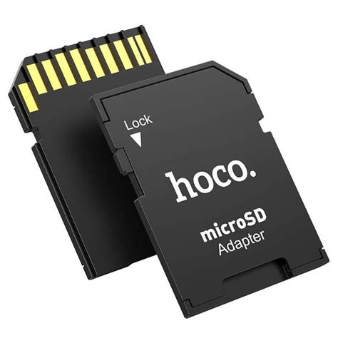 Переходник, Адаптер для Карт Памяти HOCO TF To SD Card HB22 Черный ...