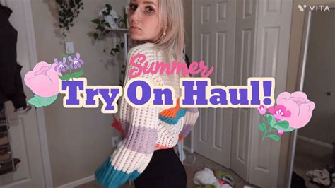 Try On Haul Summer Youtube