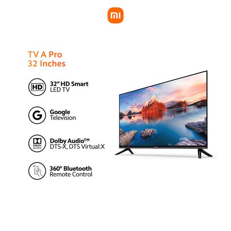 Xiaomi TV A Pro 32 Inch Full HD Dolby Audio Premium Metallic Frame