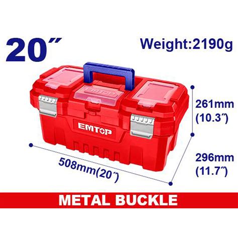 Emtop Plastic Tool Box Epbx Fatoolsmart