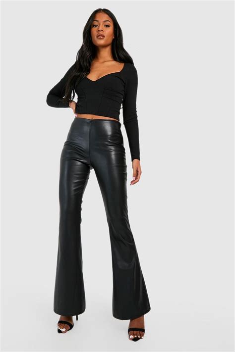 Black Tall Longsleeve Corset Top Boohoo Uk