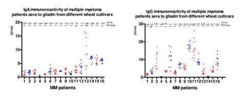 Iga And Igg Immunoreactivity Of Multiple Myeloma Patients Sera With