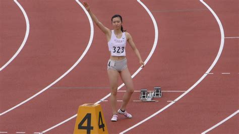 群馬県国体予選陸上 2019 女子少年共通 400mh0762m 決勝 Youtube