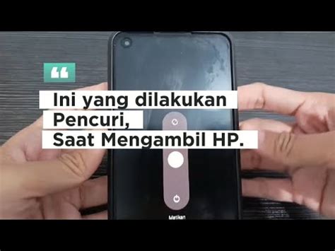 CARA AMANKAN HP DARI PENCURI Handpone Services YouTube