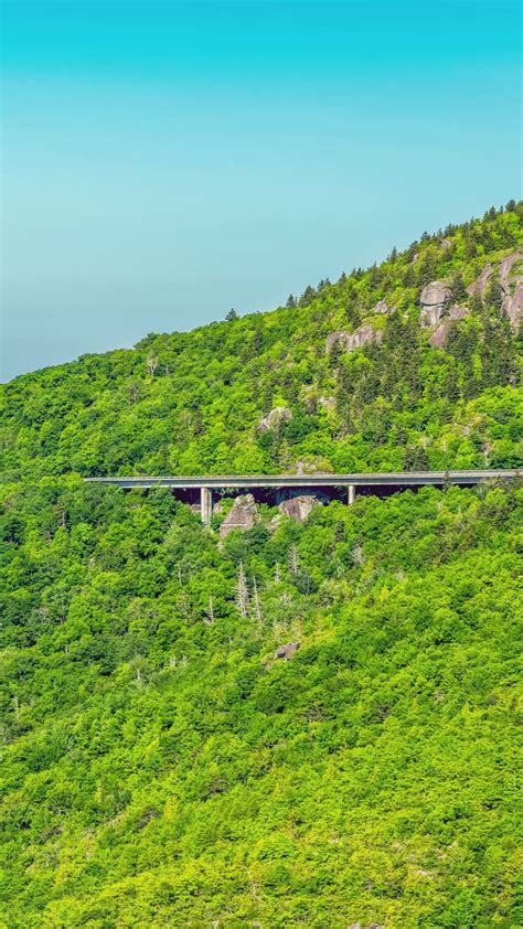 Linn Cove Viaduct Blue Ridge Parkway Milepost North