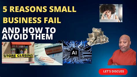 5 Reasons Small Businesses Fail And How To Avoid Them Youtube