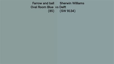 Farrow And Ball Oval Room Blue Vs Sherwin Williams Delft Sw