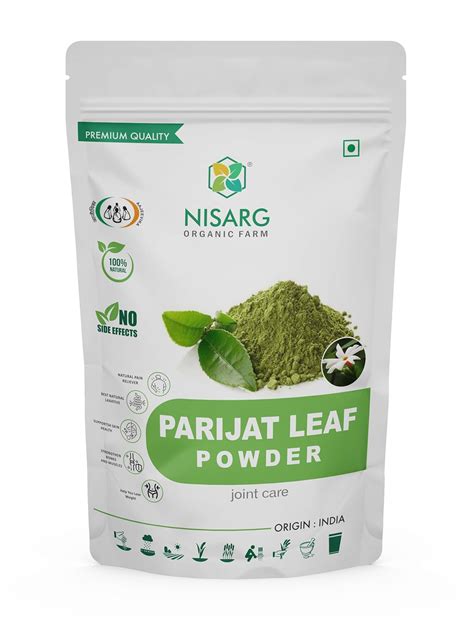 Buy Nisarg Organic Farm Parijat Leaf Powder I Harshringar Patti Powder