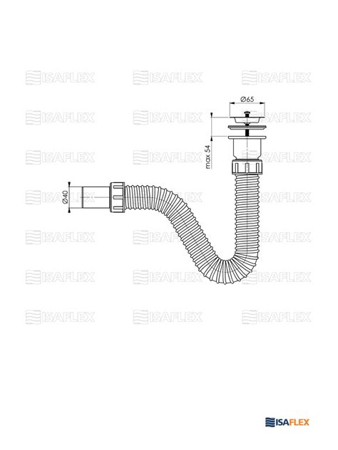 Sifon Za Lavabo Isaflex 2201 VODOCENTAR