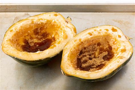 Baked Acorn Squash With Butter And Brown Sugar Recipe