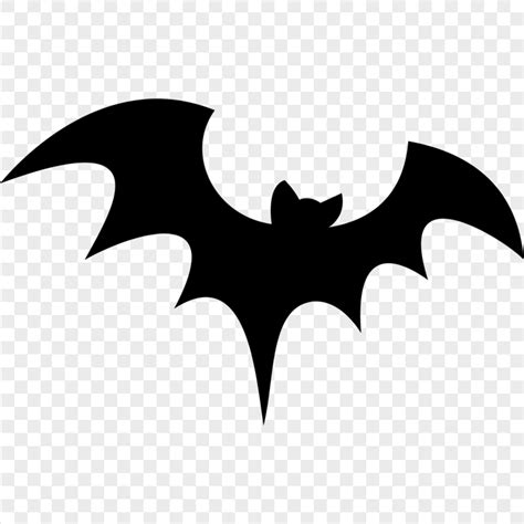 HD Black Halloween Bat Silhouette Transparent PNG | Citypng