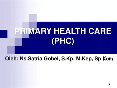 Ppt Primary Health Care Phc Powerpoint Presentation Free Download