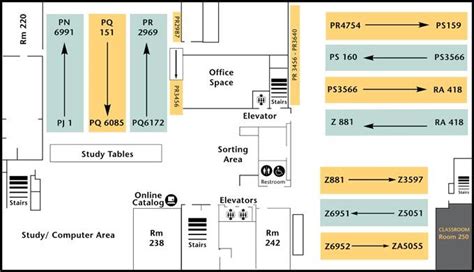 WSU Purdy-Kresge Library Floor Map