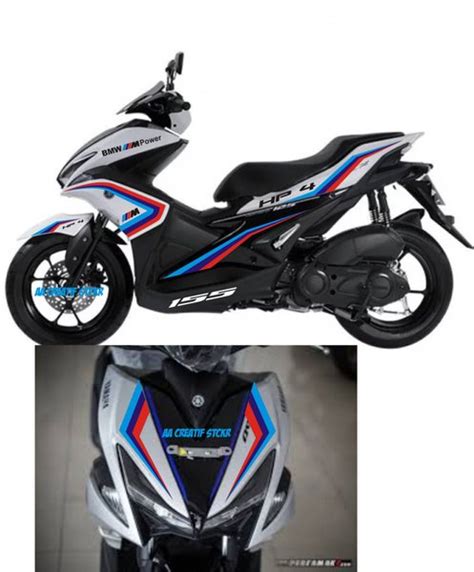 Jual Cutting Sticker Yamaha Aerox Livery Bmw Di Lapak Aa Creatif