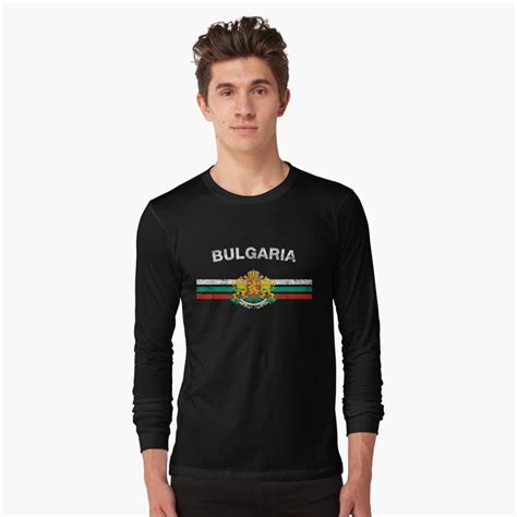 Bulgarian Flag Shirt Bulgarian Emblem Bulgaria Flag Shirt T Shirt