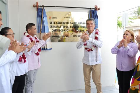 Inaugura Rutilio Escandón la reconversión del Centro de Salud Urbano