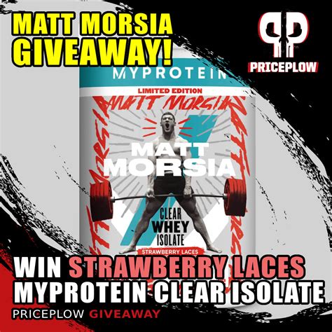 Giveaway Over On Priceplows Instagram Win Matt Morsias