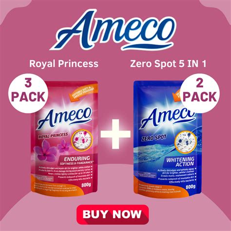 Pack Ameco Laundry Detergent G Sabun Cuci Basuh Baju Liquid