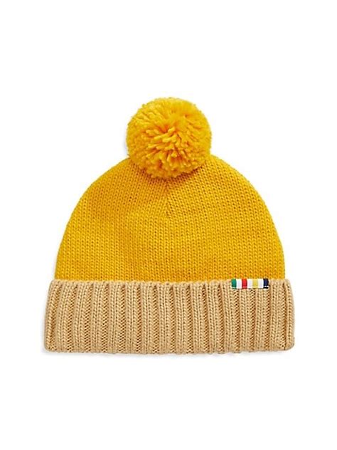 Adult Two Tone Pom Pom Toque