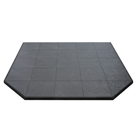 Boxed Hearth Pad Kit 60 In Cornersquare Volcanic Sand Hs60vs The