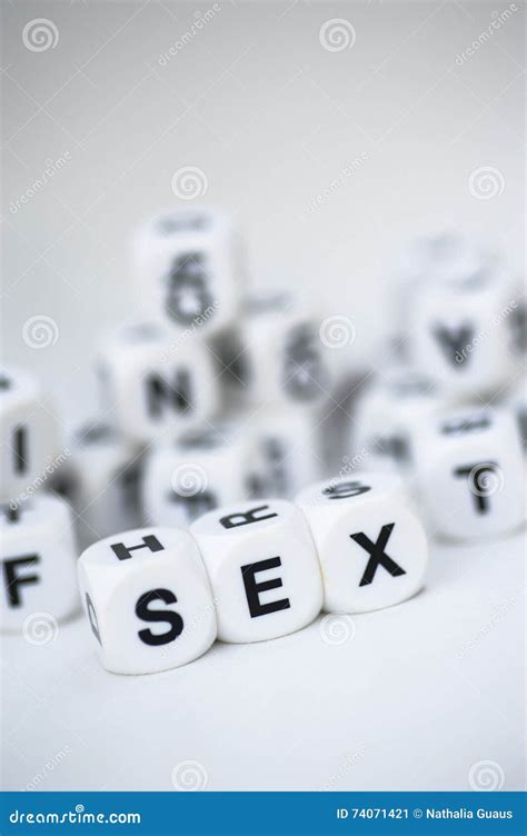 Sex Stock Image Image Of Letters Dice Alphabet Creation 74071421