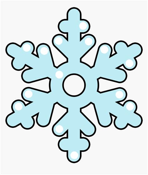 Snowflake Clipart Free Clip Art Images - Cute Snowflake Clipart, HD Png ...