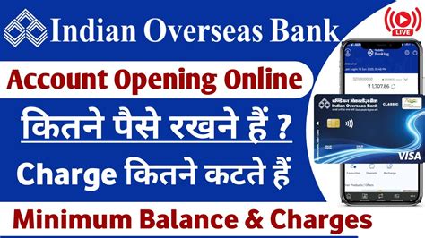 Indian Overseas Bank Minimum Balance And Service Charges Iob Zero