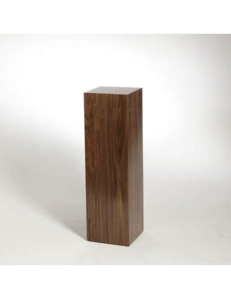 Walnut Plinth Pedestal Artplinths Display Column Hardwood Plinth