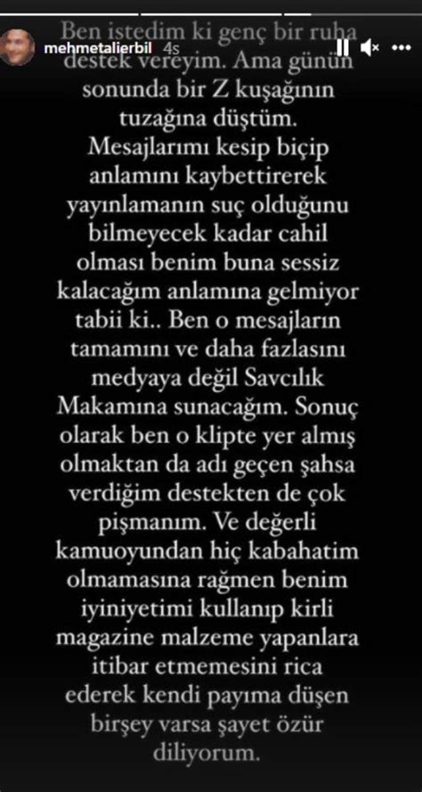 Ece Ronay a attığı mesajlar ifşa olan Mehmet Ali Erbil özür diledi