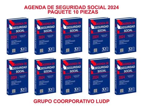 Agenda De Seguridad Social 2024 10 Piezas Cuotas Sin Interés