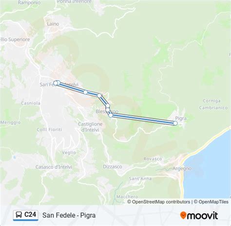 C Route Schedules Stops Maps San Fedele Updated