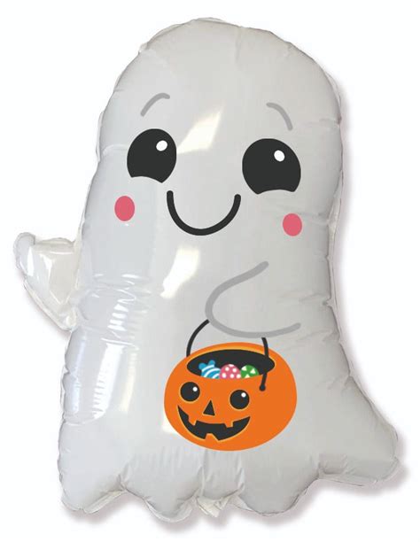 30" Halloween Ghost Foil Balloon – A. L. Party Balloons