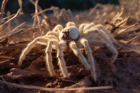 Premium AI Image Arizona Blonde Tarantula In The Natural Environment