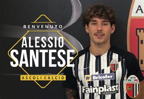 Ascoli Calcio Ufficiale Larrivo Del Difensore Alessio Santese