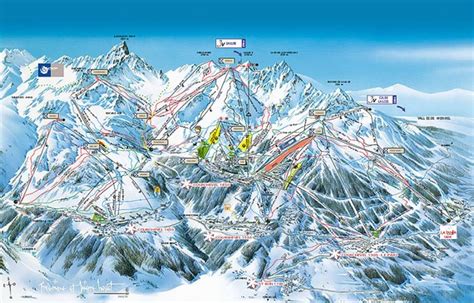 La Tania Piste Map