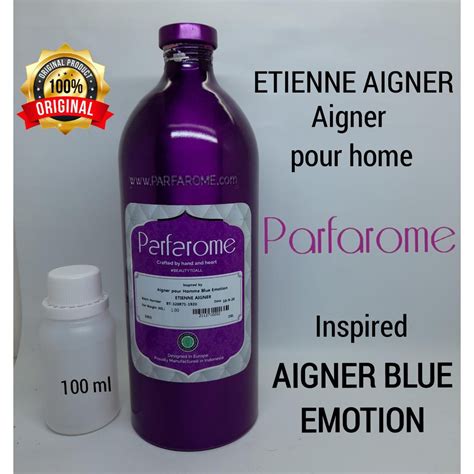 Jual AIGN3R BLUE EMOTION BIBIT PARFUM MURNI 100 ML BY PARFAROME STIKER