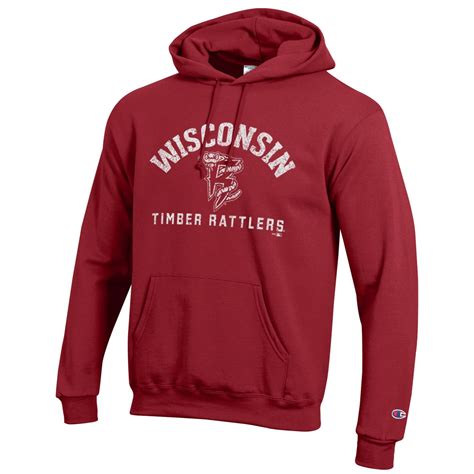 Timber Rattlers Champion Cardinal Powerblend Hood – Wisconsin Timber