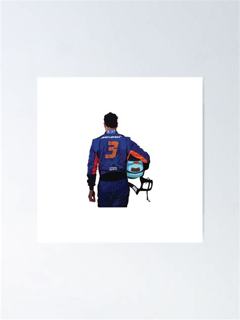 Daniel Ricciardo 3 With Helmet Poster For Sale By TheDesignSeries