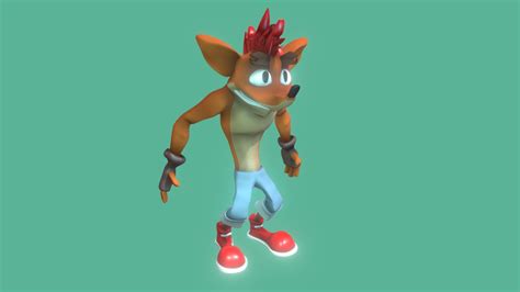 Crash Bandicoot 4 Model Download Free 3d Model By Rachedabdelkhalek