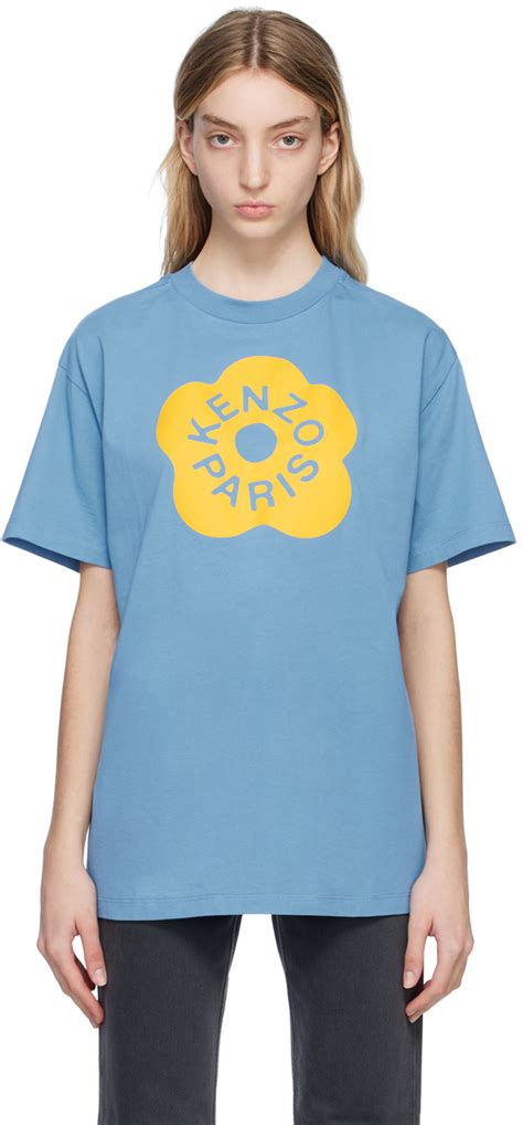 Kenzo Blue Kenzo Paris Boke Flower T Shirt Ssense Canada