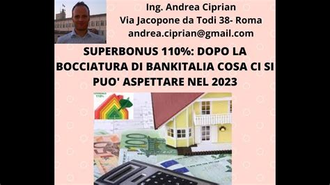 Superbonus Dopo La Bocciatura Di Bankitalia Cosa Ci Si Pu