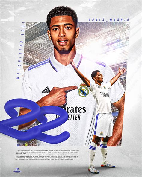 Jude Bellingham To Real Madrid Kitswap Poster Design On Behance