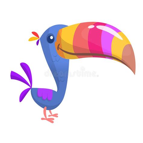 Historieta Del P Jaro De Toucan Ilustraci N Del Vector Ilustraci N Del