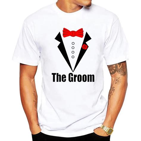 2018 Fashion T Shirt Men Funny Groom Design Bachelor Partyengage O