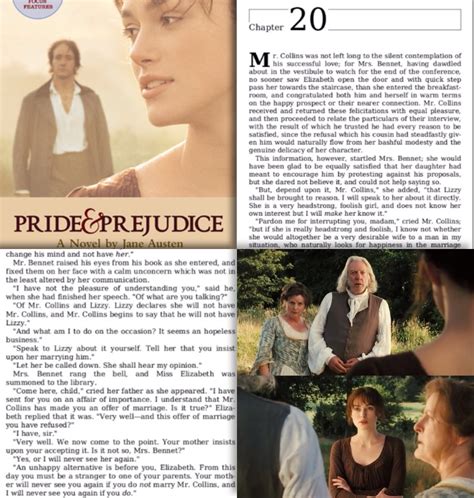 Pride and Prejudice Quotes from Novel to Film (Chapter 20)
