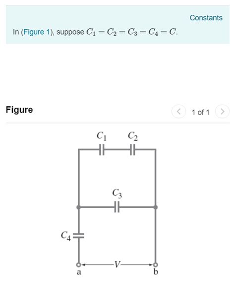 Solved A Determine The Equivalent Capacitance Between