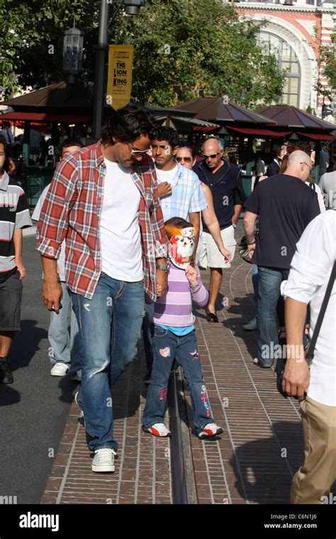 Cristian De La Fuente was spotted shopping with his family at The Grove ...