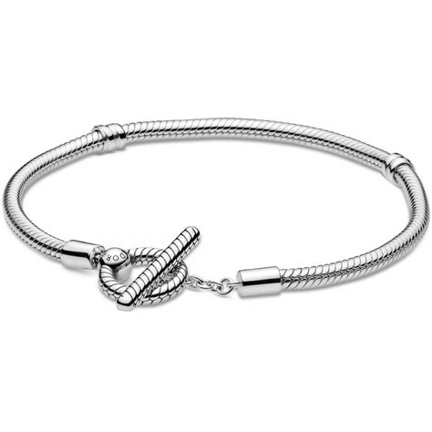 Pandora Moments T Bar Snake Chain Bracelet 599082C00 Francis Gaye